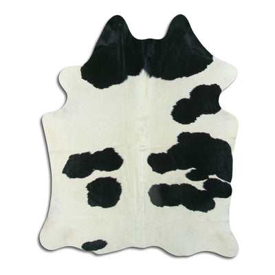 Black and white cowhide M