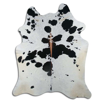 Black and white cowhide XL