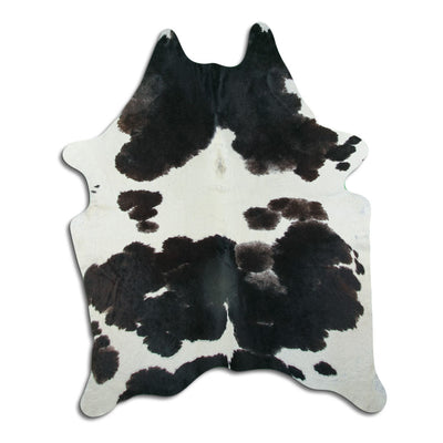 Black and white cowhide XL