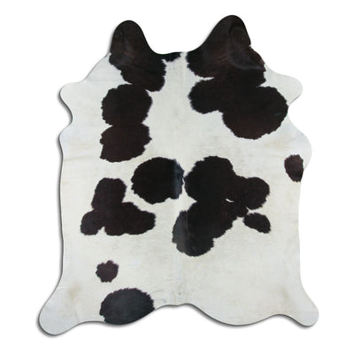 Black and white cowhide XL