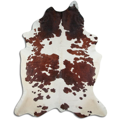 Pelle di mucca marrone e bianca XXXL