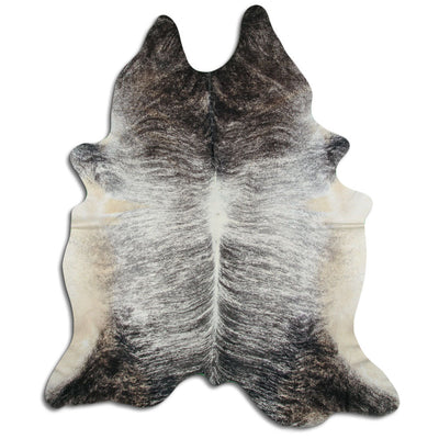 Grey cowhide rug XXXL