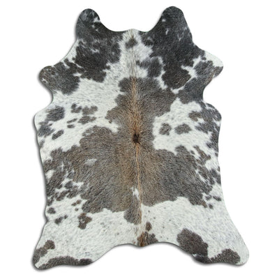 Grey cowhide rug M