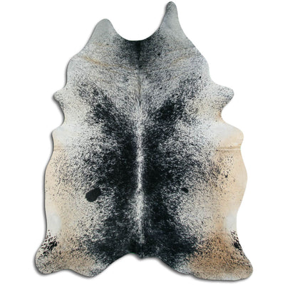 Salt & Pepper cowhide rug XXXL
