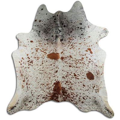 Salt & Pepper cowhide rug XXL