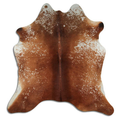 Salt & Pepper cowhide rug L