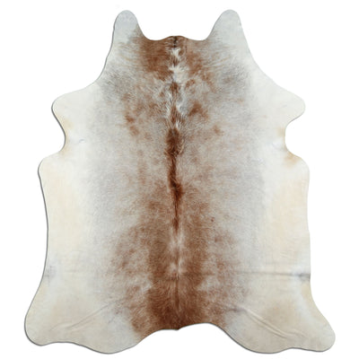 Grey cowhide rug M