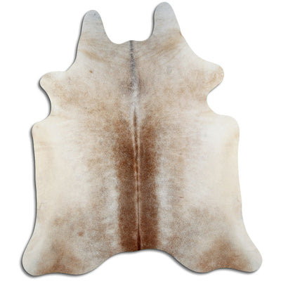 Grey cowhide rug L