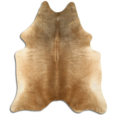 Champagne cowhide rug XXL