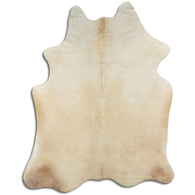 Brown cowhide rug L
