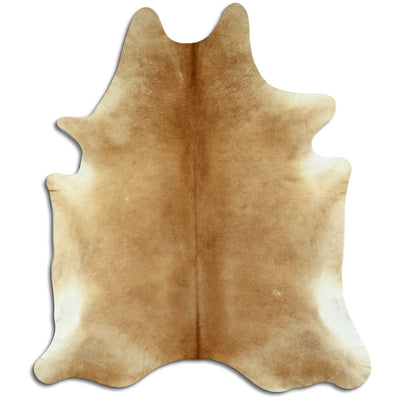 Brown cowhide rug XXL