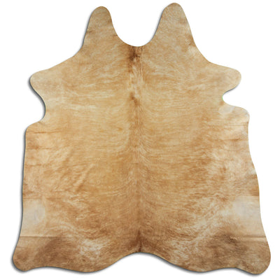 Brown cowhide rug XL