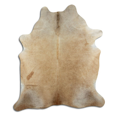 Brown cowhide rug XXL