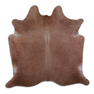 Champagne cowhide rug L