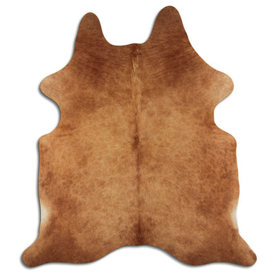 Brown cowhide rug XL