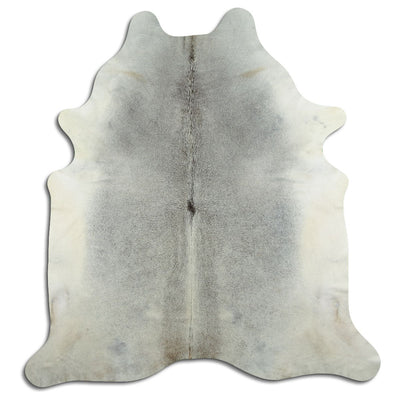 Grey cowhide rug XL