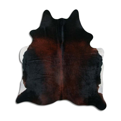 Tricolour cowhide rug L