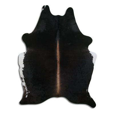 Brown cowhide rug XXL