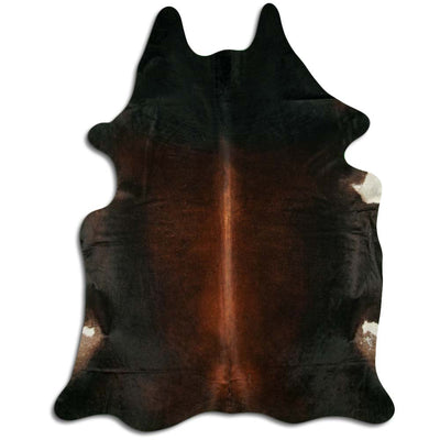 Tricolour cowhide rug XXL