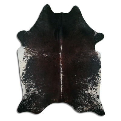 Brown cowhide rug XXL