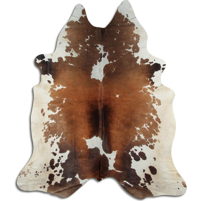 Tricolour cowhide rug XXL
