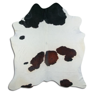 Tricolour cowhide rug XL