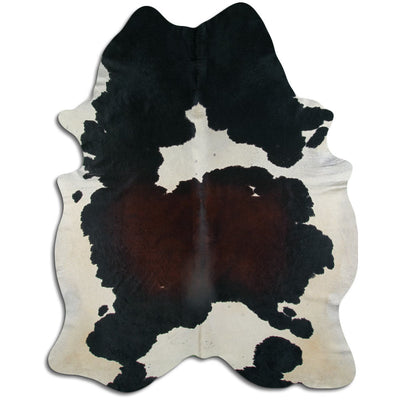 Tricolour cowhide rug XXL