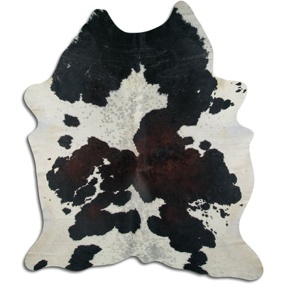 Tricolour cowhide rug XL