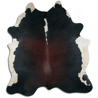 Tricolour cowhide rug XXL