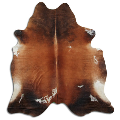 Tricolour cowhide rug XXL