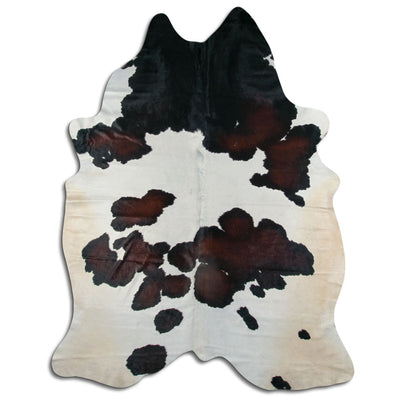 Tricolour cowhide rug XXXL