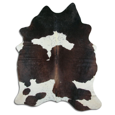 Tricolour cowhide rug XXL