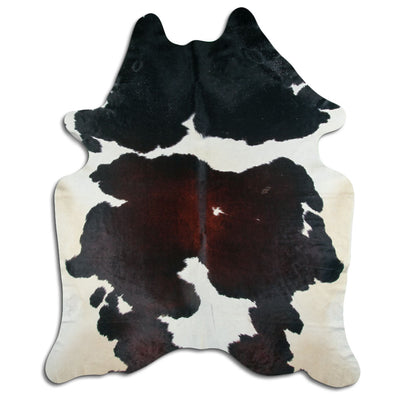 Tricolour cowhide rug XXXL