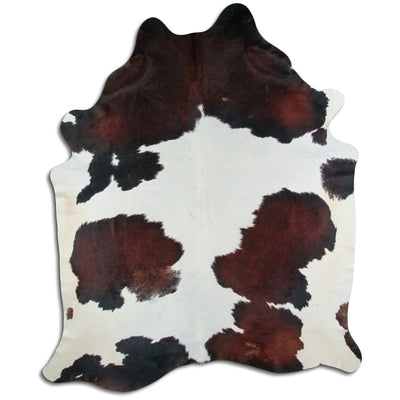 Tricolour cowhide rug XXXL