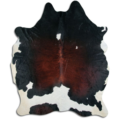 Tricolour cowhide rug XXXL