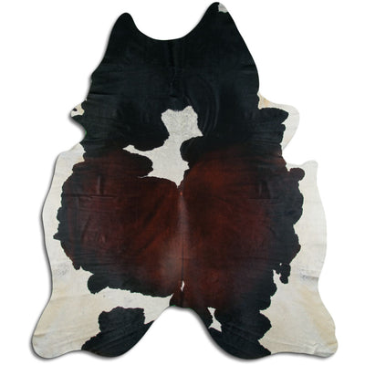 Tricolour cowhide rug XXXL