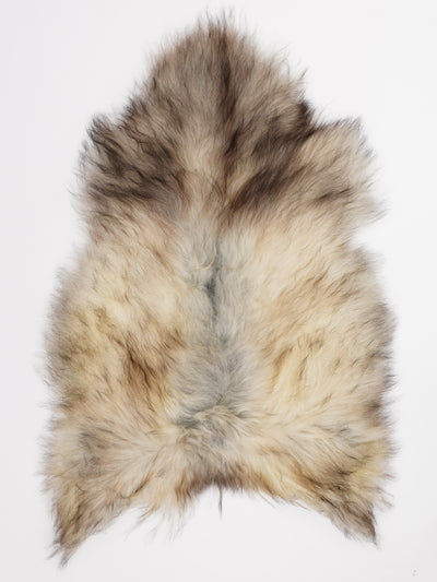Icelandic Grey Sheepskin Rug L
