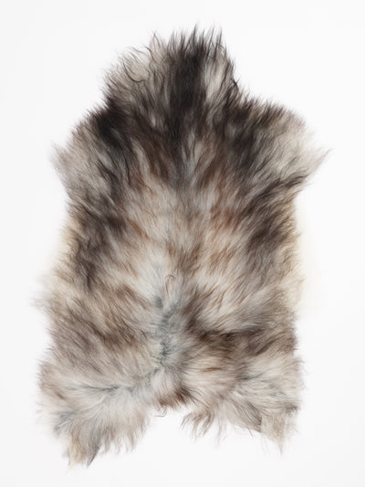 Icelandic Grey Sheepskin Rug L