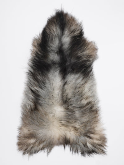 Icelandic Grey Sheepskin Rug L