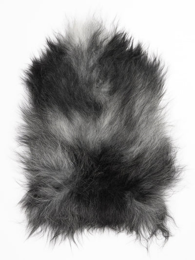 Pelle di pecora grigia islandese M