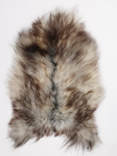 Icelandic Grey Sheepskin Rug L
