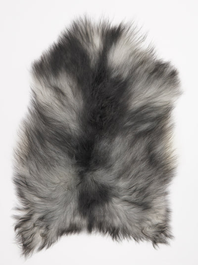 Grey icelandic sheepskin L