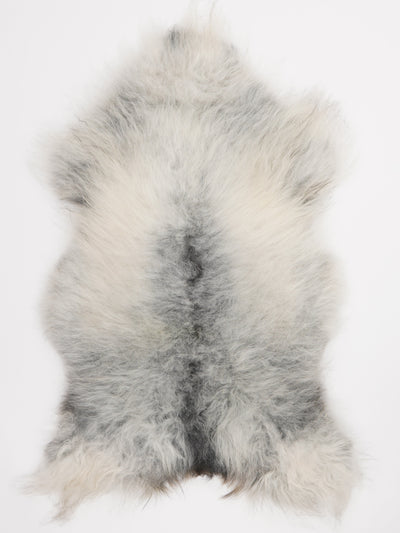 Grey icelandic sheepskin XL