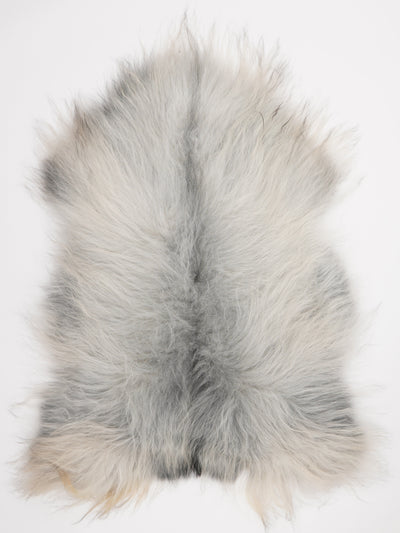 Grey icelandic sheepskin XL