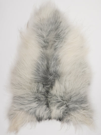 Grey icelandic sheepskin XL
