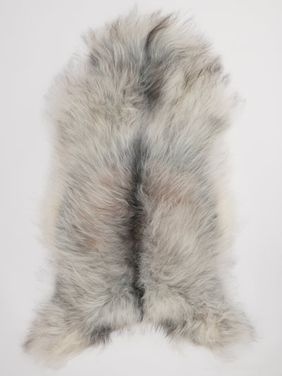 Grey icelandic sheepskin XL