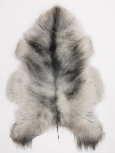 Grey icelandic sheepskin XL