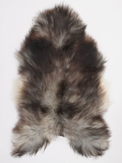 Grey icelandic sheepskin XL