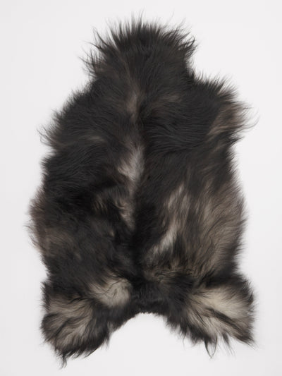 Grey icelandic sheepskin L