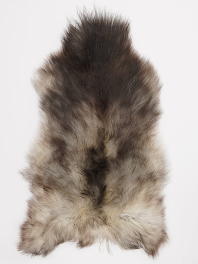 Grey icelandic sheepskin L